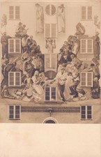 Gruß aus München - Moosach - Borstei - Fresko von Paul Reich