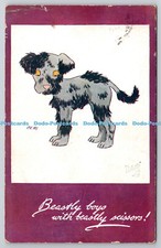 R742908 Beastly Boys with Beastly Scissors Some Dog Raphael Tuck and Sons Oilett