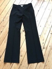 * Sarah Pacini sehr edle Nadelstreifen Hose dt. Gr. 36/38 schwarz blau *
