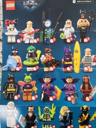 Lego minifiguren 71020 batman - minifiguren,