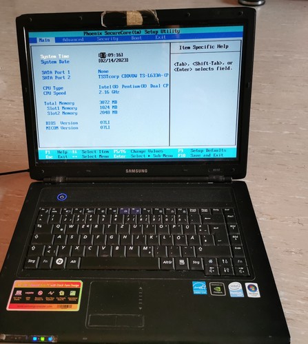 Samsung r510 fs0de mit - np,