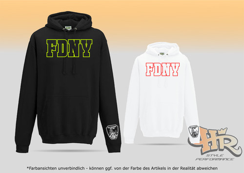 Fun hoodie feuerwehr fdny new - fun,