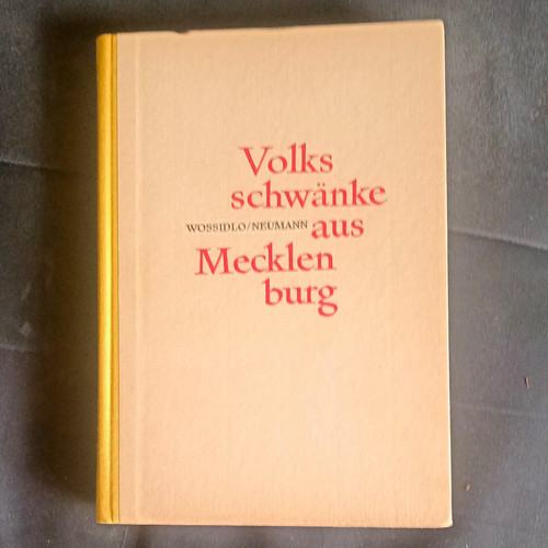 Volksschwänke aus mecklenburg - volksschwänke,