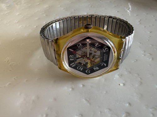 Swatch uhr metall flexarmband - uhr, metall-flexarmband