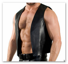 Rob r&Co mister Lederweste Weste Leder Vests mr b v. Muscle Gay NEU!