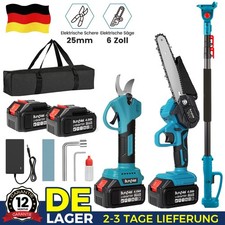 Teleskop Astsäge Astschere Teleskopsäge Akku Kettensäge Gartensäge Hochentaster