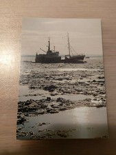 Postkarte Fischtrawler Eisgang   ungelaufen