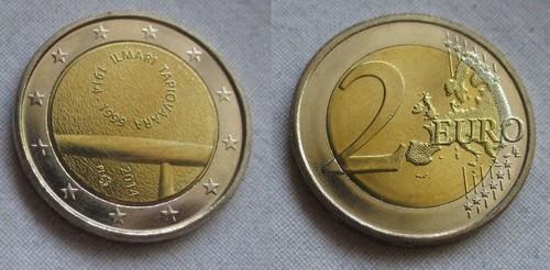 Euro metall münze - 2, bi-metall
