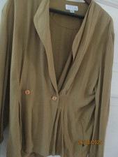 Blazer Jacke senfgelb 38 Cartoon