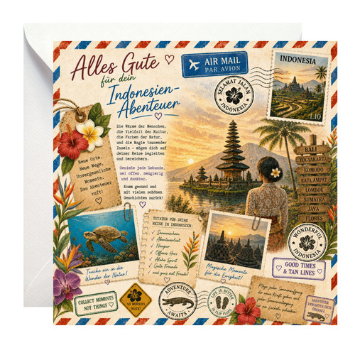 Indonesien karte geschenk - indonesien, –