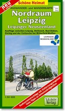 Radwander- und Wanderkarte Nordraum Leipzig