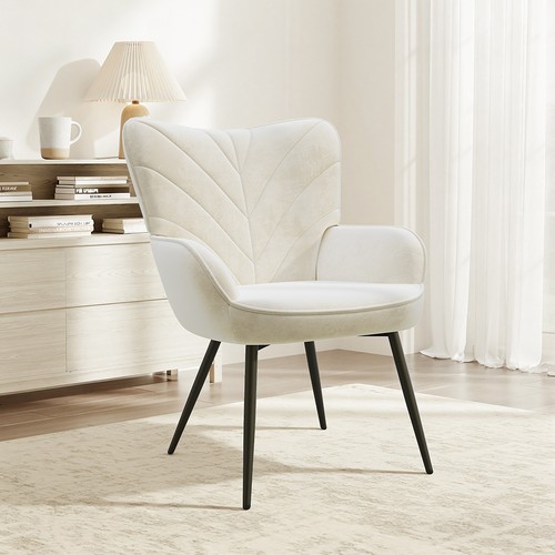 Upholstered velvet accent - upholstered,