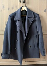 H&M Pea Coat Mantel Gr. M (Navy Blau, Jacke)