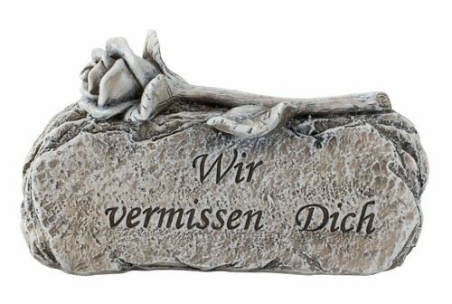 Grabschmuck stein rose - stein,