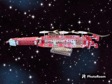 Raumschiff - Modell aus Metallbauteilen - selbstgebaut - Unikat