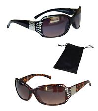 Damenbrille Sonnenbrille Retro mit Strasssteinen Schmuckornament M 10 Auswahl