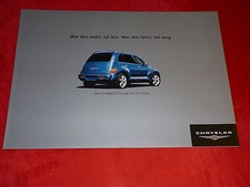 CHRYSLER PT Cruiser GT 2.4 Turbo Prospekt Brochure Depliant Folleto von 2003