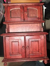 Alter Puppen Schrank 24cm h