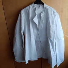 Sanfor, 52, weiß, Kochjacke, reine Baumwolle