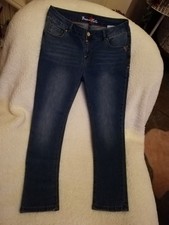 Damen Jeans Buena Vista Italy Blau XL Stretch 7/8 Länge Zustand Top Farbe 