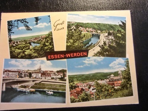 Ansichtskarte essen werden - ansichtskarte, essen-werden