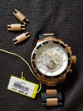 Invicta Corduba  10620 Chronograph Taucher 52mm Edelstahl Gold Rose Armband Uhr