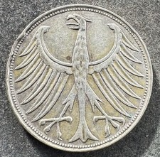 5 Mark 1960 F BRD Silberadler