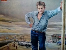 BRAVO?XL A2' Poster von JAMES DEAN/FUSSBALL' PIERRE LITTBARSKI' 80ER JAHRE ?️