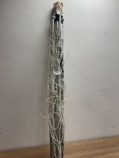 Aluminium Wäschespinne faltbar Wäscheleine mit Bodensteckdose