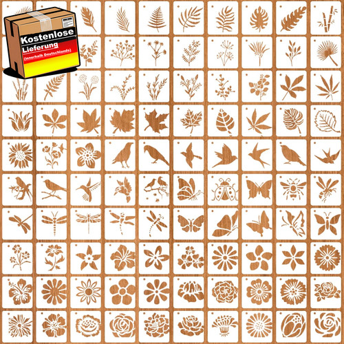 Schablonen set für diy - set,