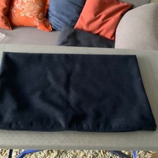 Sofakissen -softfilz- dunkelblau 50x30