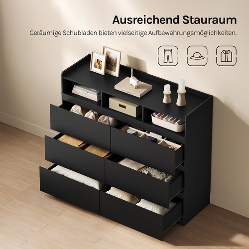 Woltu kommode sideboard mit - woltu, 6