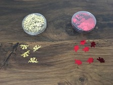 Streudeko Konfetti Weihnachten Advent, Engel und Nikolaus, gold und rot