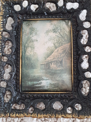 Vintage art deco bild - bild, auf