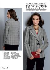 out-of-print: VOGUE Schnittmuster, Claire Schaeffer, V9342, Blazer, Gr. 14 - 22
