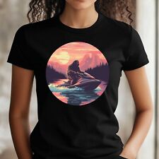 Frauen T-Shirt Bigfoot auf