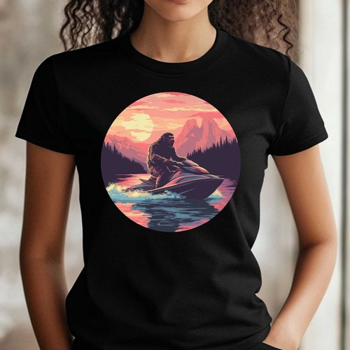 Frauen shirt bigfoot auf - t-shirt,