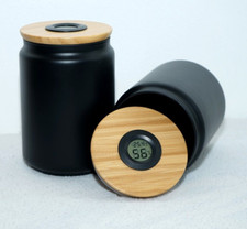 Premium Black Glas Humidor