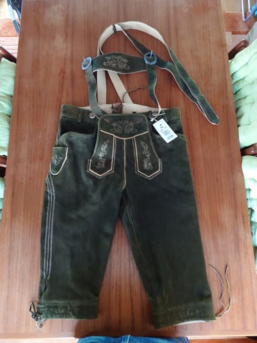 Lederhose herren grün - lederhose,