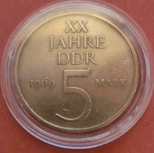 5 Mark XX Jahre DDR 1969