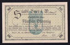 Buer: 50 Pfennig 25.10.1918 -