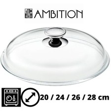 Topfdeckel Glasdeckel Pfannendeckel Kochtopfdeckel universal ⌀ 20 24 26 28  cm