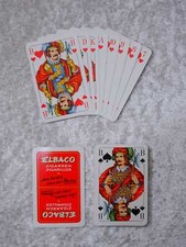 ELBACO Zigarren Zigarillos Kartenspiel Spielkarten - Reklame Werbung - Vintage
