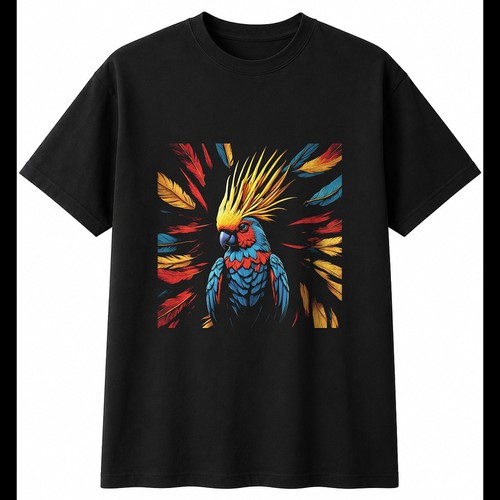 Dark fantasy cockatoo - dark,