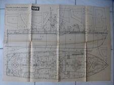 Uhu Modell-Technik-Bauplan 128, 129, 130 Schnellboot, NSU-Prinz, Eisgleiter