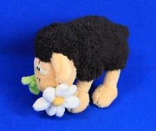 Diddl Schaf WOLLYWELL Blume schwarz weiß Plüsch 13 cm Depesche