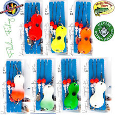 FLADEN Butt-Löffel Rig - UV Buttlöffel Perlen System - Plattfisch / Butt Vorfach