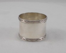 *RAR* Massiver Serviettenring im Jugendstil mit Randekor in 800er Silber von VSF