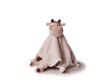 Schnuffeltuch Kuh, ca. 24 x 24