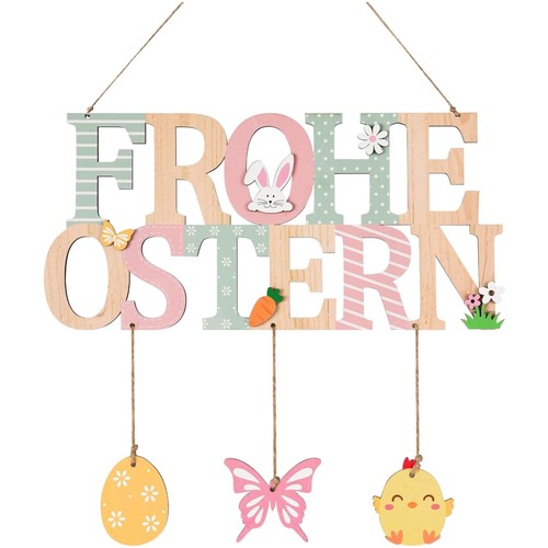 Osterdeko holzschild - osterdeko,